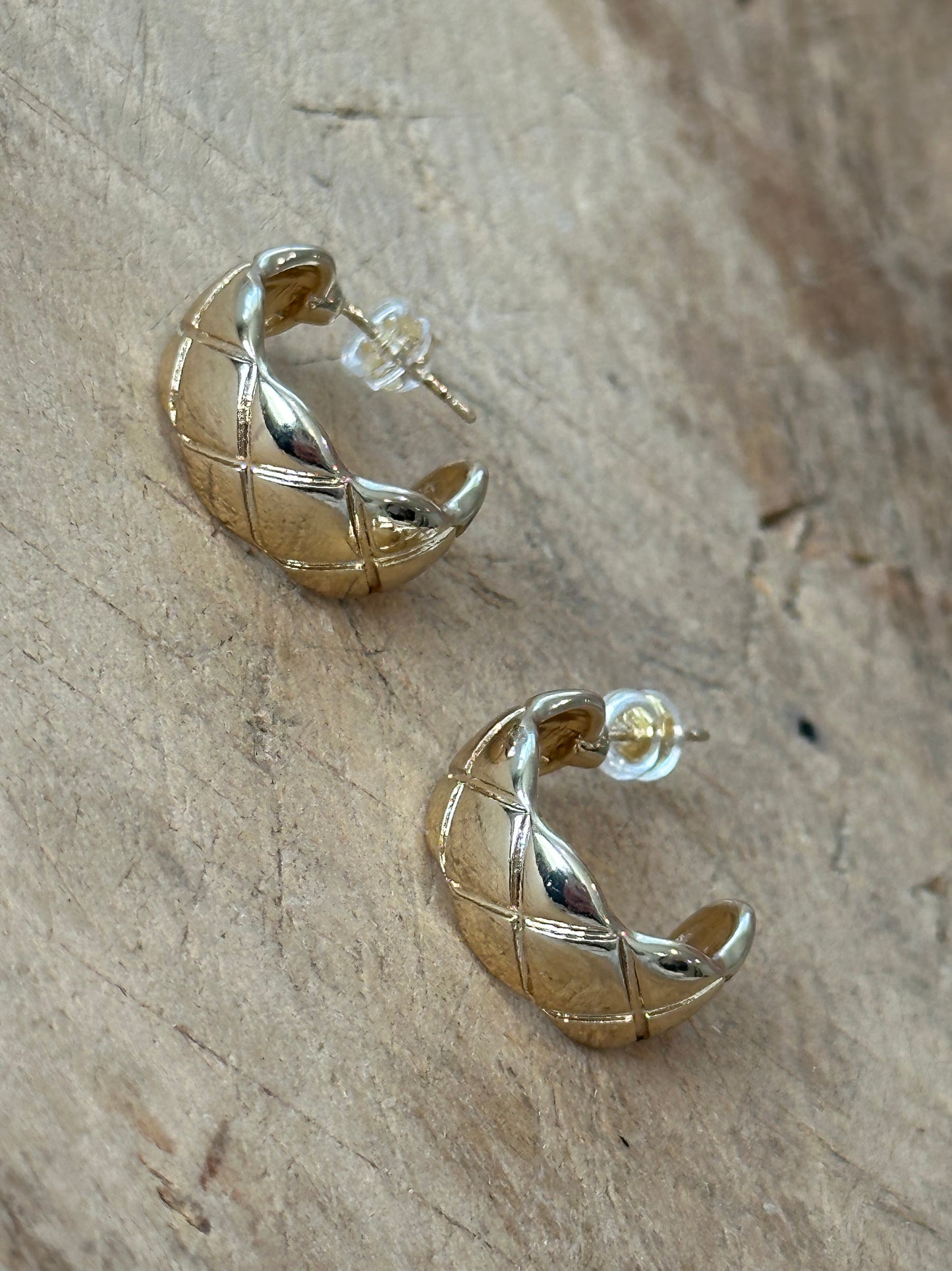 Luxe Quilted Hoops