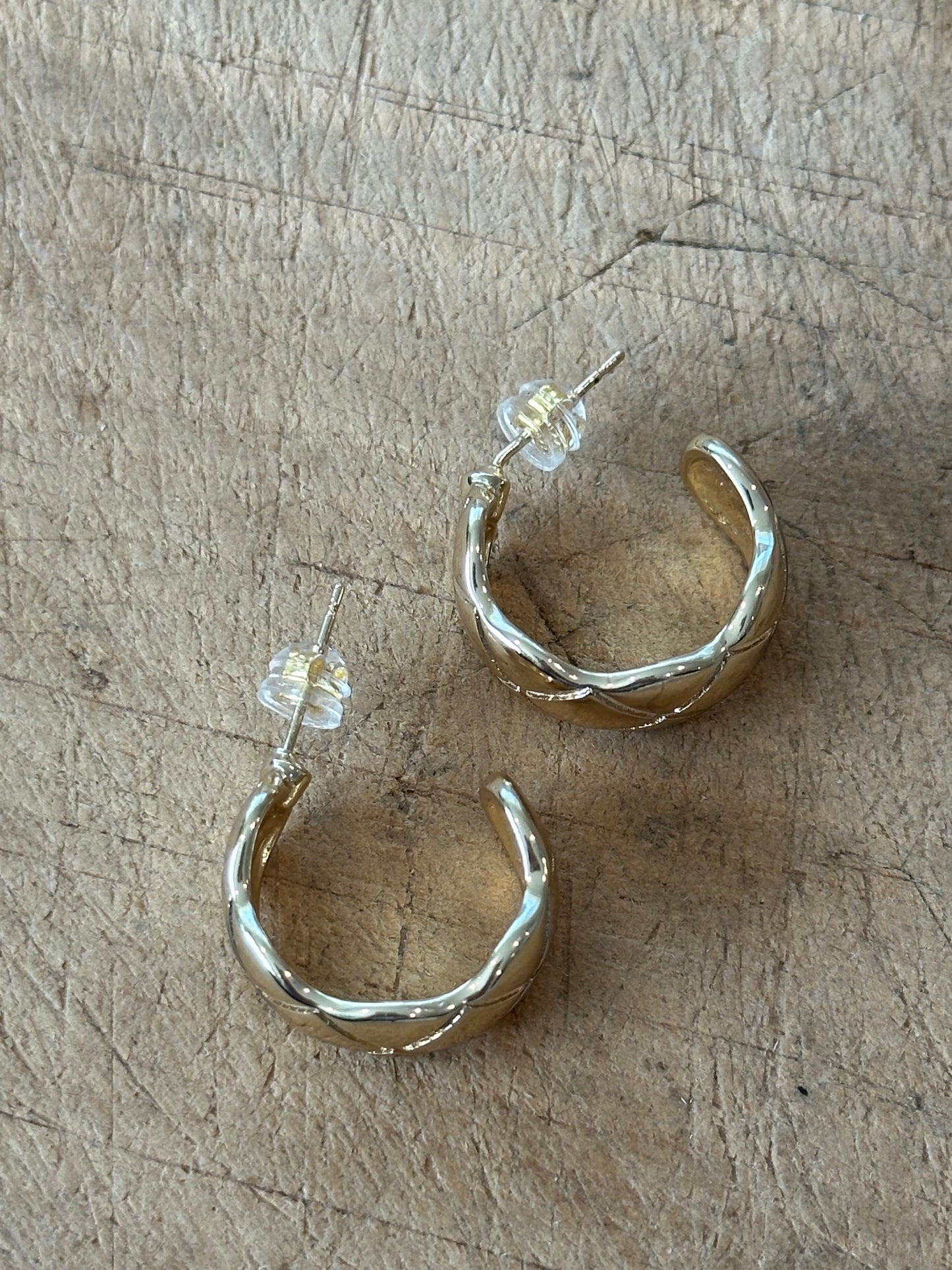 Luxe Quilted Hoops