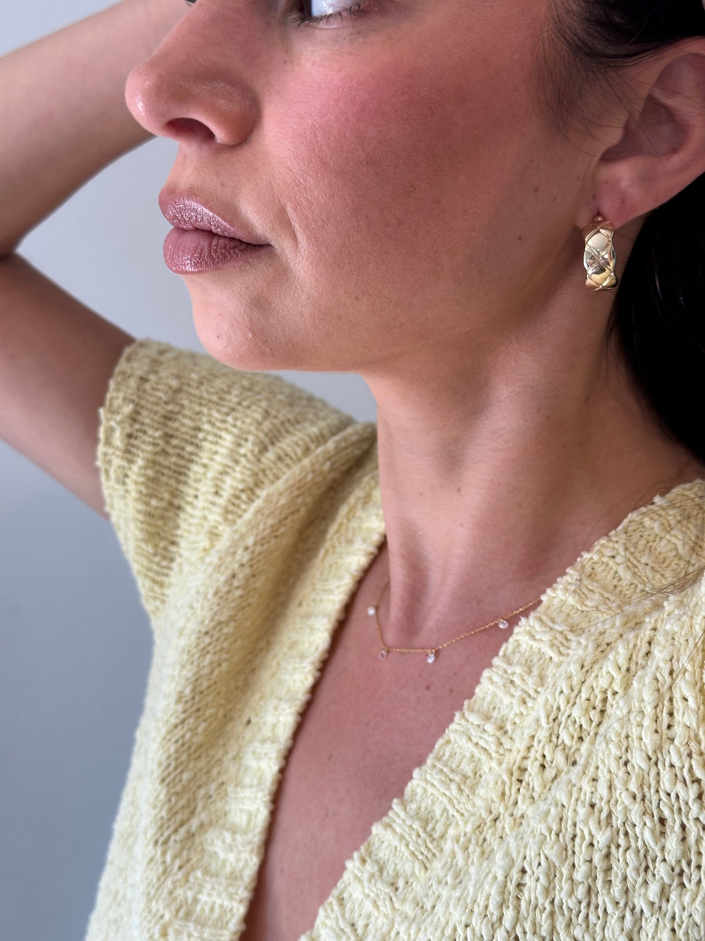 Luxe Quilted Hoops